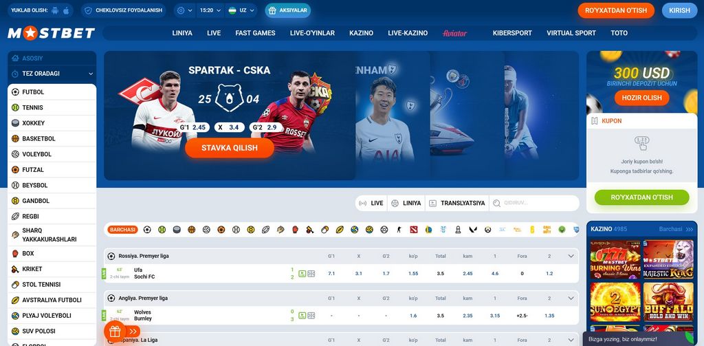 Mostbet KG - Mostbet кирүү жана каттоо